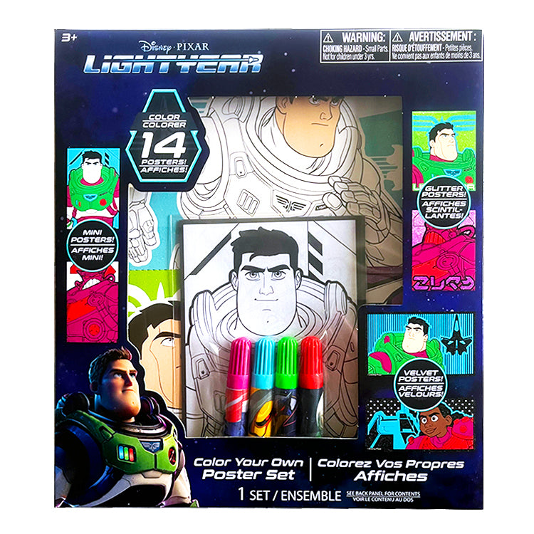 Buzz Lightyear Colour Your Own Poster Set Sweetpea & Rose