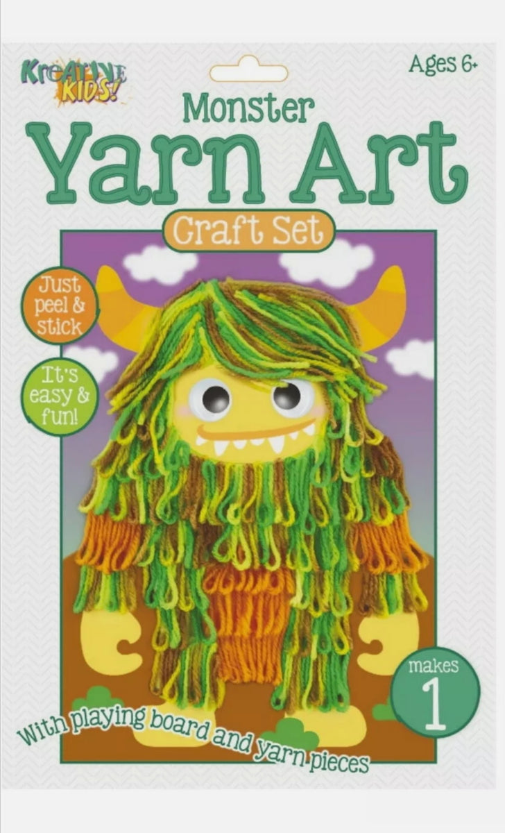 Monster Yarn Art Kit Sweetpea & Rose