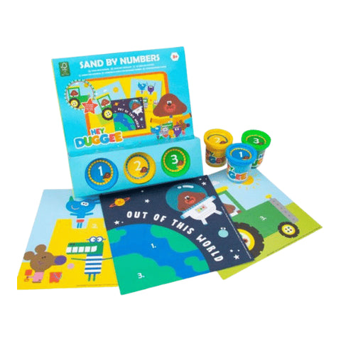Hey Duggee Sand Art by Numbers Kit
