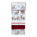 Christmas Stag 3pk Teatowels