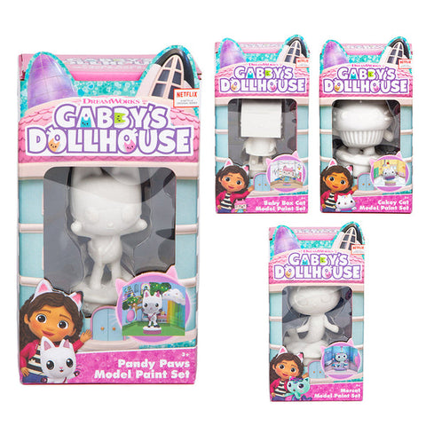 Official Gabby's Dollhouse Model Paint Sets