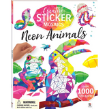 Jumbo Neon Sticker Animal Mosaic Book