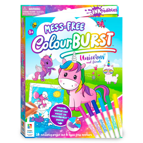 Unicorns Mess Free Colour Burst Kit