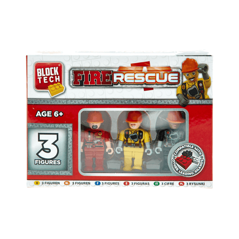 Mini Block Tech Fire Rescue Figures