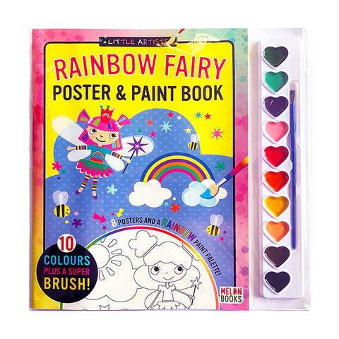 Rainbow Fairy Jumbo Poster & Paint Set