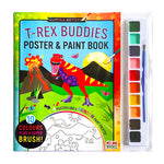 T Rex Buddies Jumbo Poster & Paint Set