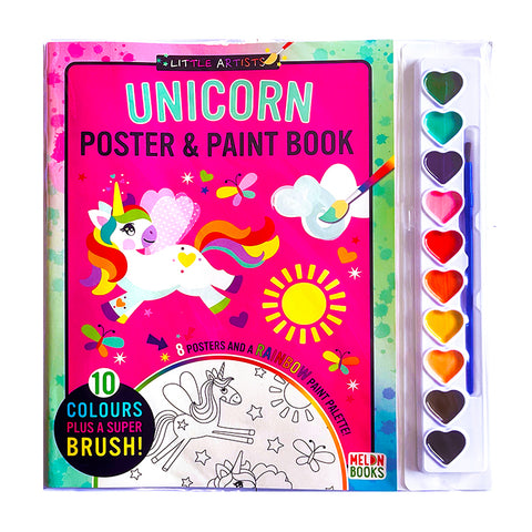 Unicorn Jumbo Poster & Paint Set
