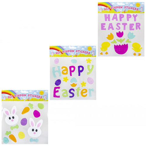 Easter Gel Window Stickers