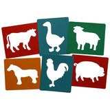 Farm Animal Stencil 6pk