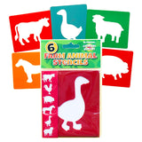 Farm Animal Stencil 6pk