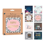 Mixed Adult Birthday Cards 8pk