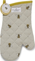 Organic Bumble Bee Single Gauntlet Oven Glove