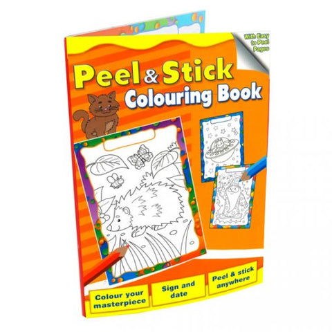 Peel & Stick Colouring Book - Cat
