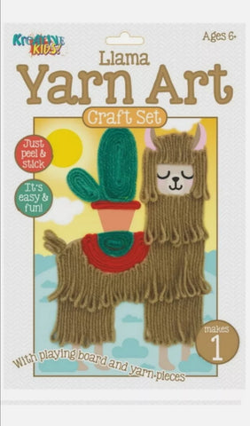Llama Yarn Art Kit
