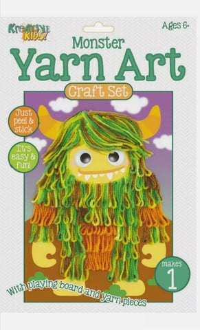 Monster Yarn Art Kit