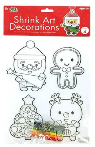 Xmas Shrink Art Decoration Kit