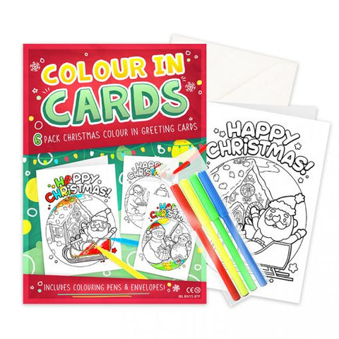 Christmas Colour In Cards
