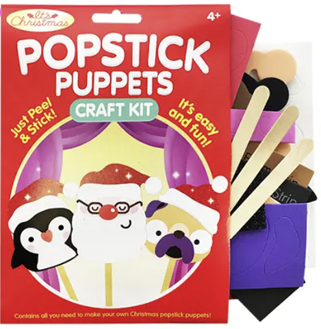 Christmas Popstick Kit Penguin & Dog
