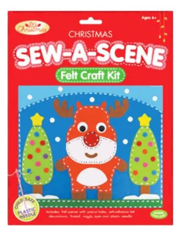 Xmas Sew A Scene Felt Kits